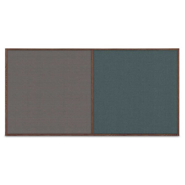 Enclosed Corkboard, 1 Door, 72"x48", 4" Fra